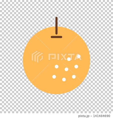簡單的梨形插圖圖示/標記 141484690
