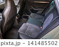 Luxury car rear interior with leather seats 141485502