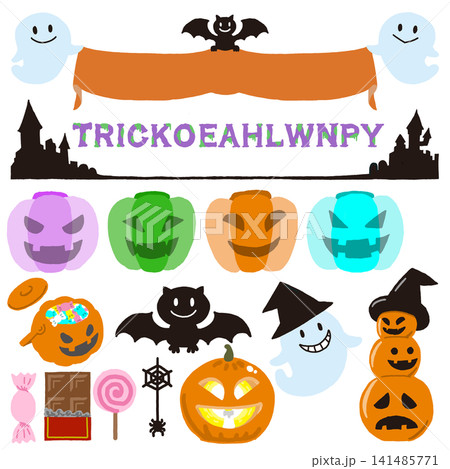 かわいいハロウィンセット 141485771