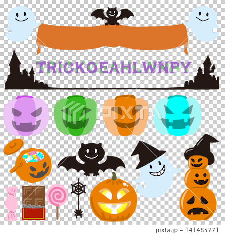かわいいハロウィンセット 141485771