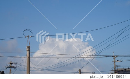 夏の雲と、青空 夏の雲と、青空 141486934