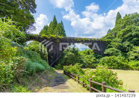 宮崎県えびの市の月の木川橋　国の有形文化財 141487239