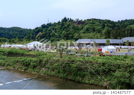青葉山公園追廻地区と仙台城本丸跡の石垣(宮城県仙台市) 青葉山公園追廻地区と仙台城本丸跡の石垣(宮城県仙台市) 141487577