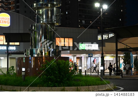夏の夜の与野駅 埼玉 夏の夜の与野駅 埼玉 141488183