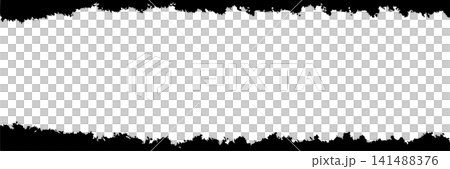 A horizontal header frame drawn with black ink lines (3:1 aspect ratio) A horizontal header frame drawn with black ink lines (3:1 aspect ratio) 141488376