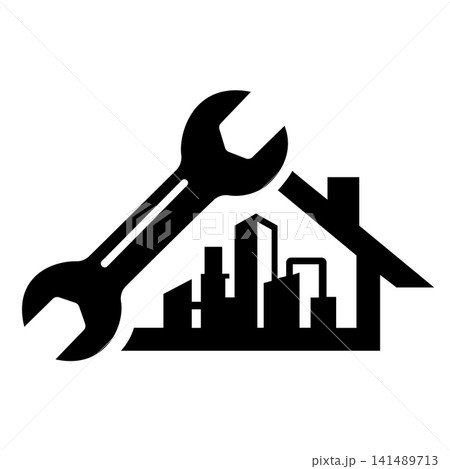 Construction Maintenance Vector Logo 141489713