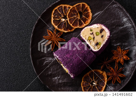 Turkish delight or lokum is a traditional Eastern sweet made with nuts. Turkish delight, lokum Turkish delight or lokum is a traditional Eastern sweet made with nuts. Turkish delight, lokum 141491602