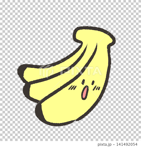 バナナのイラスト 顔付き バナナのイラスト 顔付き 141492054