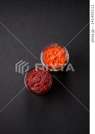 Grated beetroot with salt and spices as an ingredient for borscht or a vegan salad. Grated beetroot Grated beetroot with salt and spices as an ingredient for borscht or a vegan salad. Grated beetroot 141493111