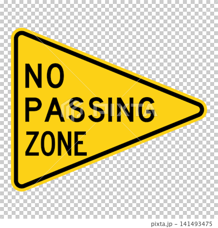 American road signs: No passing zones American road signs: No passing zones 141493475