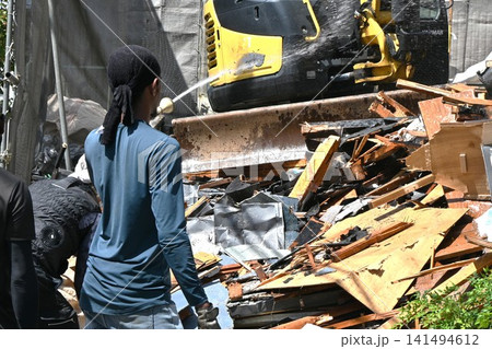 家屋解体工事現場 141494612
