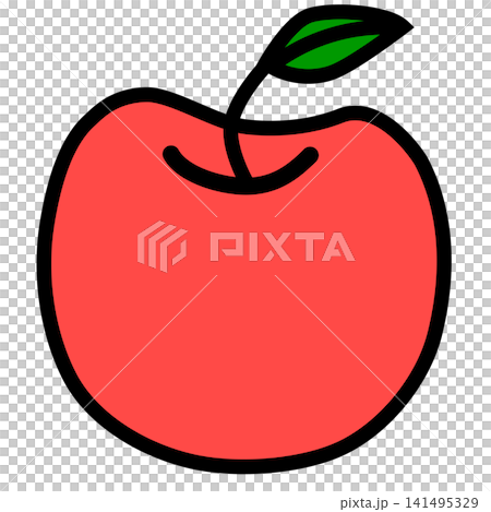 Illustration of red apple Illustration of red apple 141495329