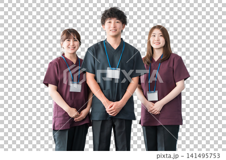 Doctors, doctors and nurses wearing scrubs Doctors, doctors and nurses wearing scrubs 141495753