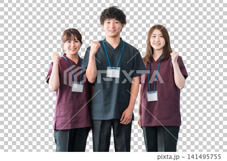 Doctors, doctors and nurses wearing scrubs Doctors, doctors and nurses wearing scrubs 141495755