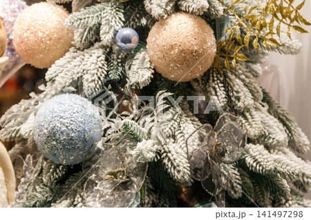 Beautiful decorations for Christmas and New Year holidays Beautiful decorations for Christmas and New Year holidays 141497298