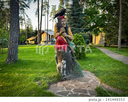 Fairytale character Baba Yaga Fairytale character Baba Yaga 141499353