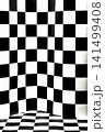 Abstract geometric background from black and white figures 141499408