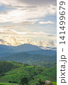 ecology travel with camping outdoor relax in rice field at chiangmai thailand in raining season 141499679