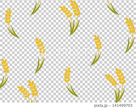 Retro pop rice field pattern background Retro pop rice field pattern background 141499703