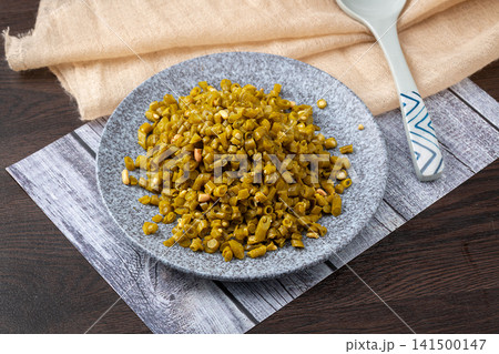 pickled sour green beans cut into small pieces fresh style pickled sour green beans cut into small pieces fresh style 141500147