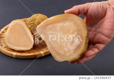 preserved whole mustard tubers peeled and cured traditional vegetable preserved whole mustard tubers peeled and cured traditional vegetable 141500437