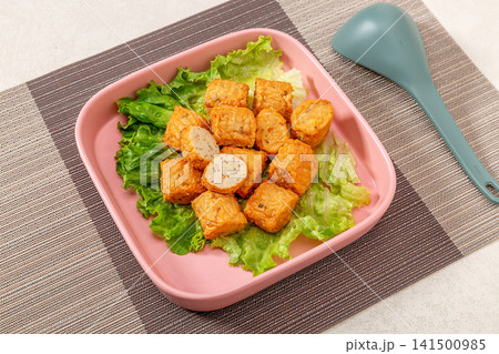 chicken Meat Roll Balls Traditional Asian Protein Snack Food chicken Meat Roll Balls Traditional Asian Protein Snack Food 141500985
