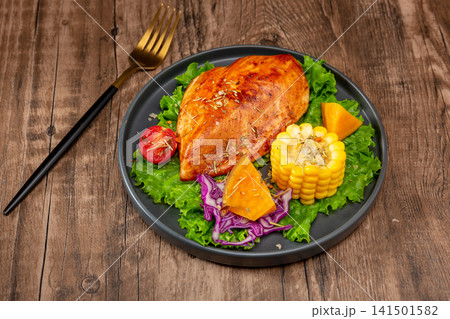 low Fat Vegetable Meal For Healthy Eating 141501582