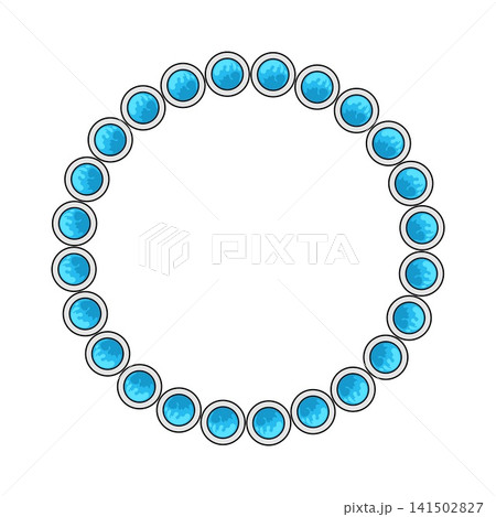 Illustration of dotted circle Illustration of dotted circle 141502827