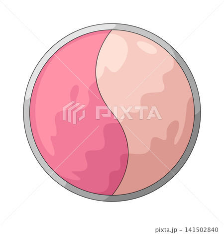 Illustration of split circle 141502840