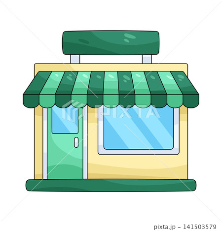 Illustration of storefront Illustration of storefront 141503579