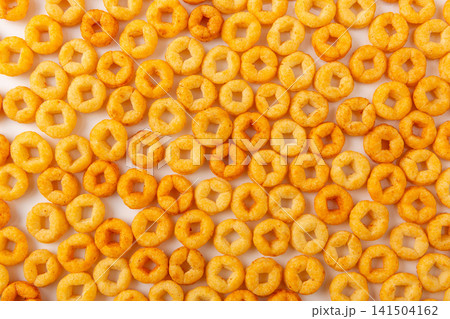 crispy barbecue beef flavor potato rings snack food 141504162