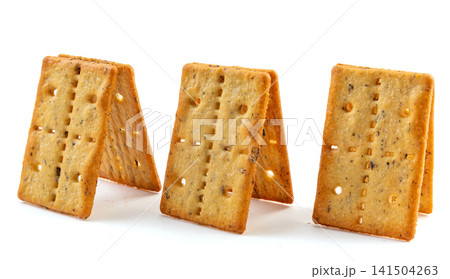 savory Preserved Mustard Greens Crispy Biscuits Baked Crackers 141504263