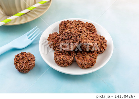 oatmeal Chocolate Crunch Bites Crispy Oat Cereal Cookies 141504267