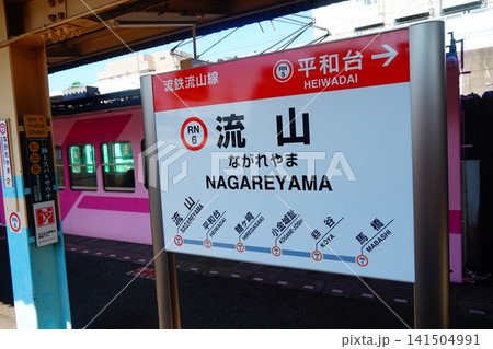 流山駅 駅名標 流山駅 駅名標 141504991
