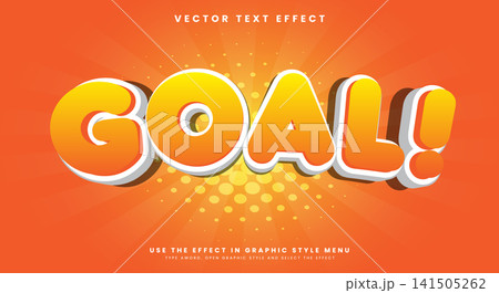 Goal editable text effect Goal editable text effect 141505262