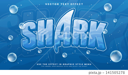 Shark editable text effect template Shark editable text effect template 141505278