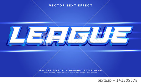 League Editable text effect template League Editable text effect template 141505378