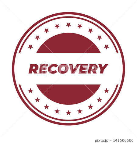 A powerful red recovery stamp symbolizing healing, progress, and improvement for various health or business initiatives A powerful red recovery stamp symbolizing healing, progress, and improvement for various health or business initiatives 141506500