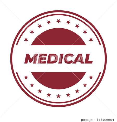 Classic circular stamp with the word MEDICAL perfect for health care providers and pharmaceutical companies Classic circular stamp with the word MEDICAL perfect for health care providers and pharmaceutical companies 141506604