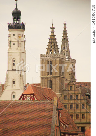 Old town of Rothenburg ob der Tauer, Germany Old town of Rothenburg ob der Tauer, Germany 141506719