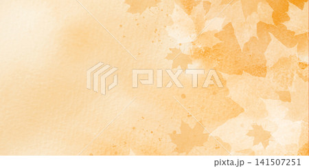 Watercolor autumn background Watercolor autumn background 141507251