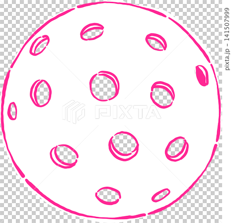 Coquette Pickleball Ball Outline Hand Drawn Whimsical Sketchy Retro Vintage Sport Coquette Pickleball Ball Outline Hand Drawn Whimsical Sketchy Retro Vintage Sport 141507999