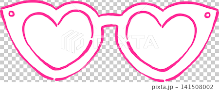 Outline Heart Shaped Sunglasses Hand Drawn Whimsical Sketchy Retro Vintage Outline Heart Shaped Sunglasses Hand Drawn Whimsical Sketchy Retro Vintage 141508002