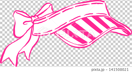 Girly Striped Sport Sun Visor Hat Outline with Bow Hand Drawn Whimsical Sketchy Retro Vintage Sport Girly Striped Sport Sun Visor Hat Outline with Bow Hand Drawn Whimsical Sketchy Retro Vintage Sport 141508021