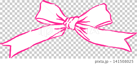 Small Bow Outline Hand Drawn 141508025