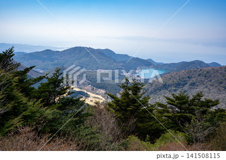 野岳展望所から見る雲仙地獄方面の風景 野岳展望所から見る雲仙地獄方面の風景 141508115