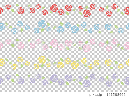 玫瑰花無縫邊框套裝 玫瑰花無縫邊框套裝 141508463