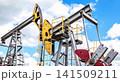 Working pump jack fracking crude extraction machine 141509211