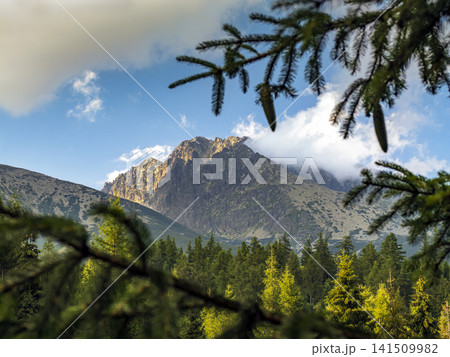 Gerlach Peak Highest Mountain in High Tatras Under Dramatic Clouds Gerlach Peak Highest Mountain in High Tatras Under Dramatic Clouds 141509982
