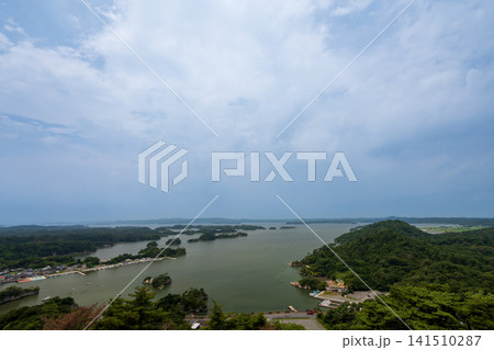 日本三景松島 四大観「壮観」大高森の眺望 日本三景松島 四大観「壮観」大高森の眺望 141510287